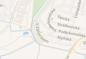 Třebihošťská v obci Praha - mapa ulice