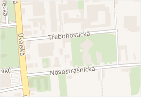 Třebohostická v obci Praha - mapa ulice