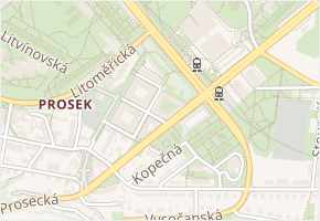 Trmická v obci Praha - mapa ulice