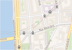 Trojanova v obci Praha - mapa ulice
