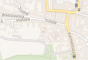 Tržiště v obci Praha - mapa ulice