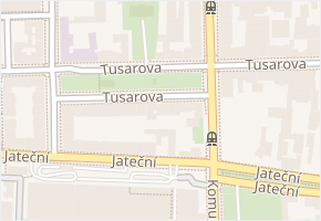 Tusarova v obci Praha - mapa ulice