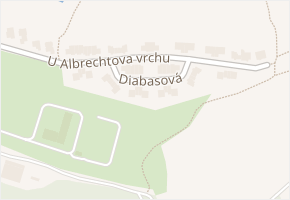 U Albrechtova vrchu v obci Praha - mapa ulice