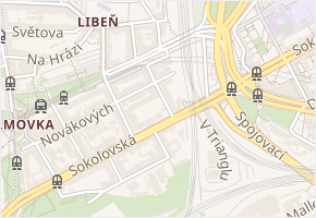 U Balabenky v obci Praha - mapa ulice