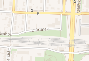 U branek v obci Praha - mapa ulice