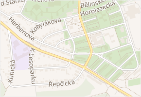 U dvojdomů v obci Praha - mapa ulice