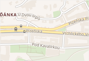U dvou srpů v obci Praha - mapa ulice