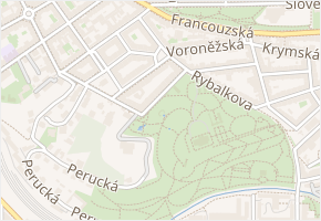 U Havlíčkových sadů v obci Praha - mapa ulice