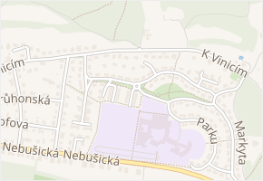 U Házů v obci Praha - mapa ulice