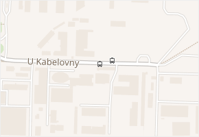U kabelovny v obci Praha - mapa ulice