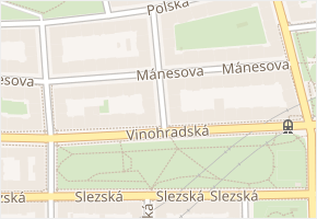 U Kanálky v obci Praha - mapa ulice