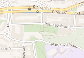 U Kavalírky v obci Praha - mapa ulice