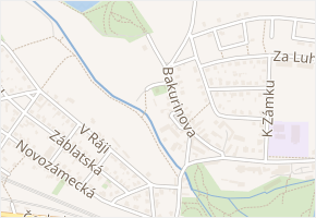 U koní v obci Praha - mapa ulice