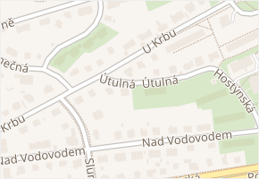 U krbu v obci Praha - mapa ulice