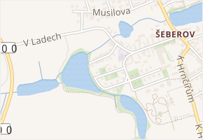 U Mlýnského rybníka v obci Praha - mapa ulice