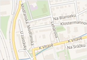 U Modřanské školy v obci Praha - mapa ulice