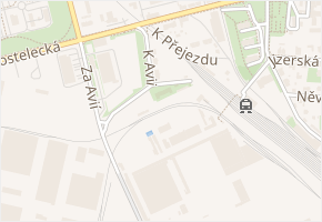 U nádraží v obci Praha - mapa ulice