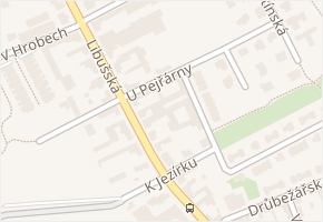 U pejřárny v obci Praha - mapa ulice