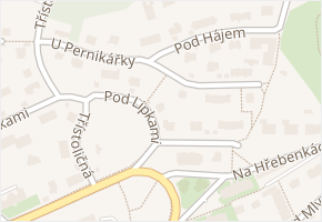 U Pernikářky v obci Praha - mapa ulice