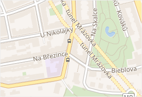 U Santošky v obci Praha - mapa ulice