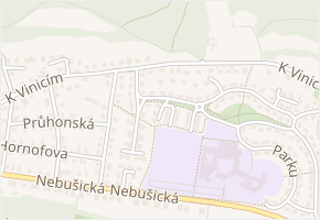 U Šíchů v obci Praha - mapa ulice