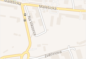 U staré cihelny v obci Praha - mapa ulice