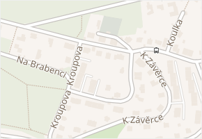 U starého židovského hřbitova v obci Praha - mapa ulice