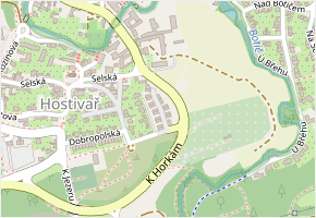 U Švehlova altánu v obci Praha - mapa ulice