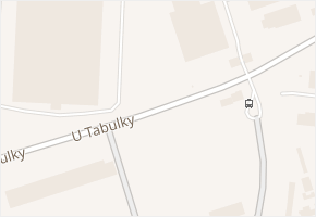 U tabulky v obci Praha - mapa ulice