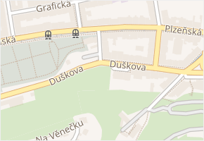 U Trojice v obci Praha - mapa ulice