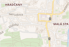 U tržiště v obci Praha - mapa ulice
