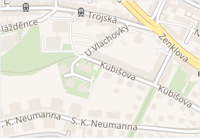 U Vlachovky v obci Praha - mapa ulice