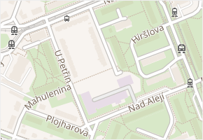 Ulrychova v obci Praha - mapa ulice