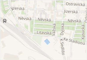 Úslavská v obci Praha - mapa ulice