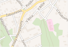 V Bílce v obci Praha - mapa ulice