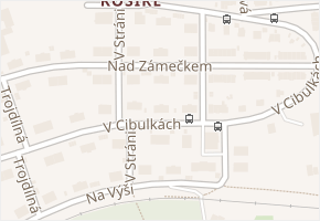 V Cibulkách v obci Praha - mapa ulice