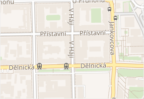 V háji v obci Praha - mapa ulice