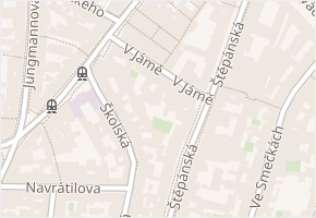V jámě v obci Praha - mapa ulice