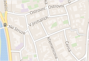 V jirchářích v obci Praha - mapa ulice