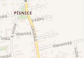 V kálku v obci Praha - mapa ulice