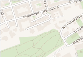 V kapslovně v obci Praha - mapa ulice