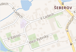 V ladech v obci Praha - mapa ulice