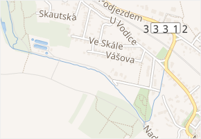 V louce v obci Praha - mapa ulice