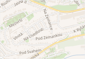 V malých domech III v obci Praha - mapa ulice