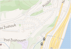 V násypu v obci Praha - mapa ulice