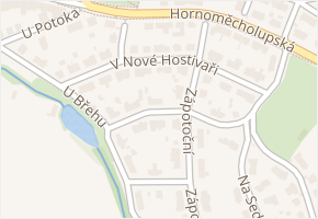 V Nové Hostivaři v obci Praha - mapa ulice