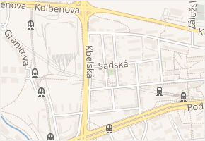 V Novém Hloubětíně v obci Praha - mapa ulice
