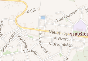 V oblouku v obci Praha - mapa ulice