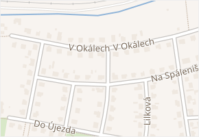 V Okálech v obci Praha - mapa ulice