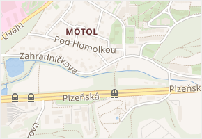 V přelomu v obci Praha - mapa ulice